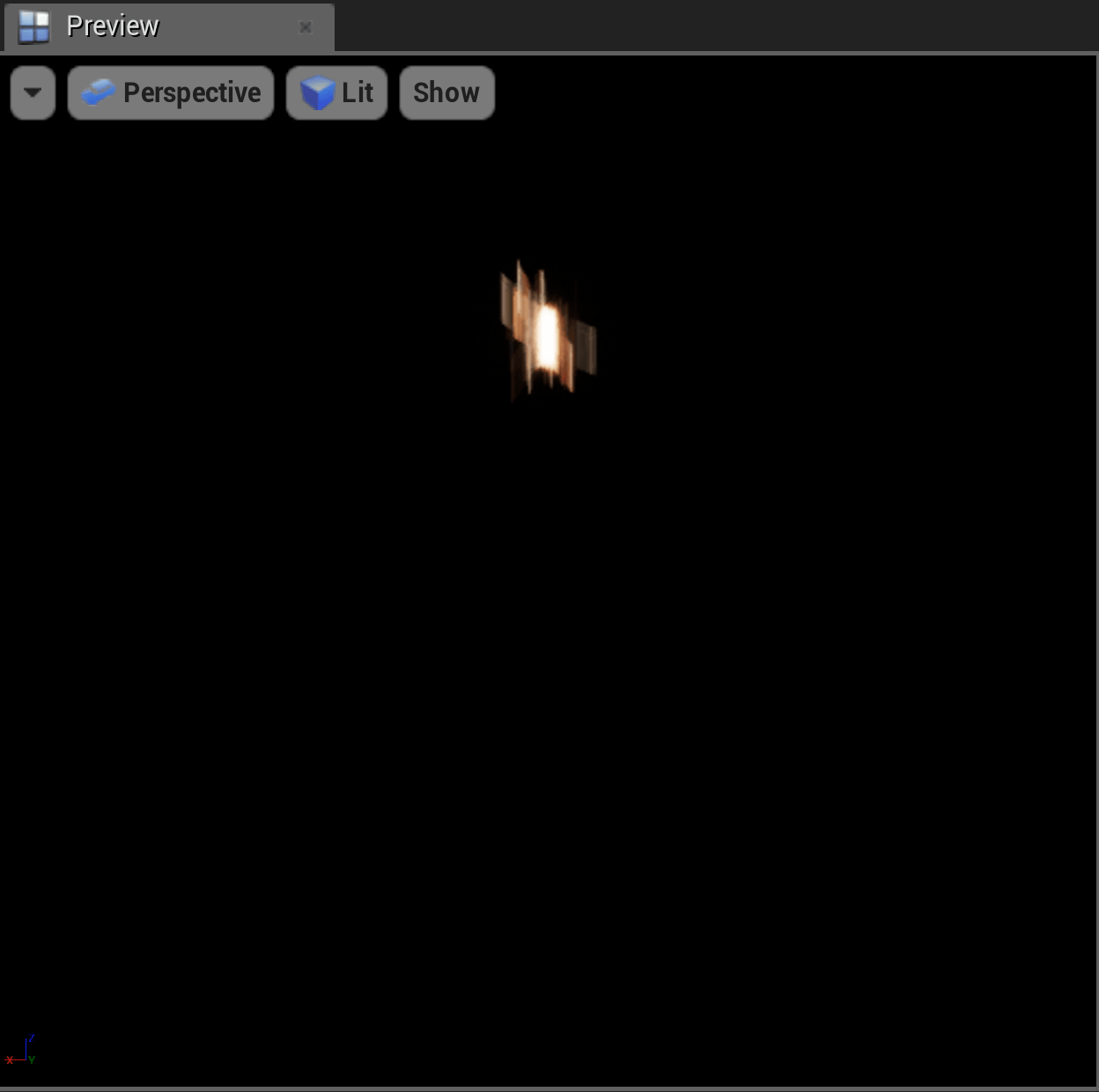 即可看到粒子向z方向移动